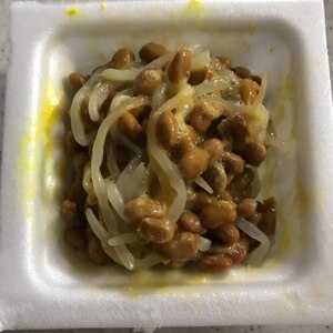 納豆の食べ方-もやし♪